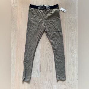 FEAR OF GOD Essentials Taupe Athletic Leggings